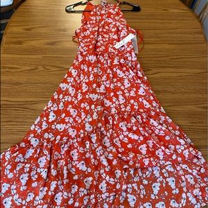 Eliza J Poppy Flower Dress